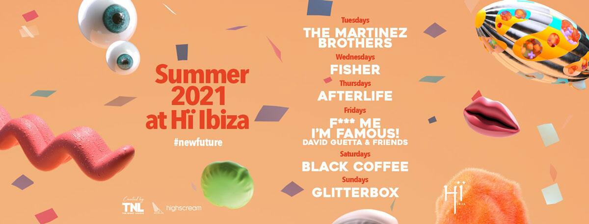Hi Ibiza Saison 2021 Offizieller Kalender