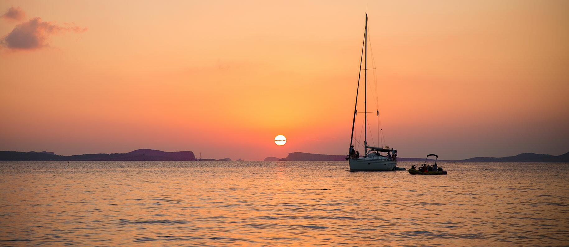 Cafe Mambo Sonnenuntergang in San Antonio, Ibiza