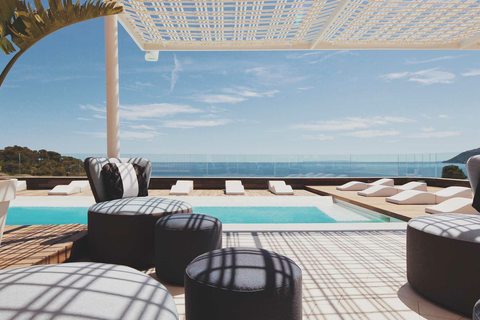 Aguas De Ibiza roof-top terrace restaurant Maymanta